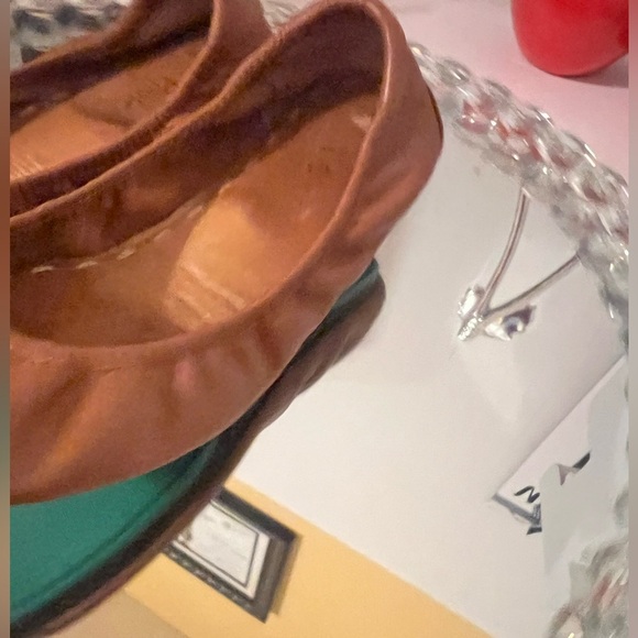 Tieks Gavrieli Ballet Flats Brown Leather Slip On Comfort Shoes Women’s Sz 7 - Picture 6 of 7